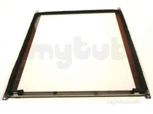 Focal Point Fires Gas Spares -  Focal F960001 Glass Assembly Robax-p23