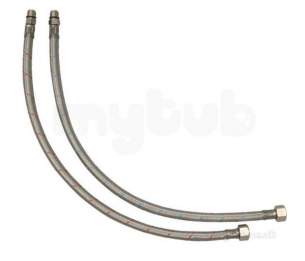 Delabie Accessories and Miscellaneous -  Delabie 2 X Pex Flexible Connector M10x1 F3/8 Inch L660mm