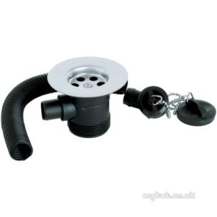 Deva Brassware -  Deva 1.5 Inch 5 Star Sink Waste Poly Plug Cp