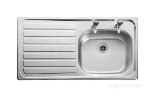 Rangemaster Sinks -  Leisure Lexin Le95l/ptc Left Hand Tap Pack