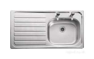 Rangemaster Sinks -  Lexin Line Ln95l 950 X 508 Sblhd Inset Ss