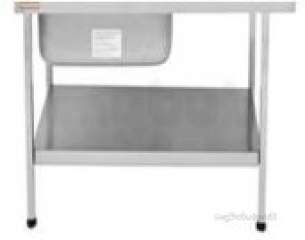 Sissons Stainless Steel Products -  K20671n 1200 X 600mm Stand And Shelf Ss