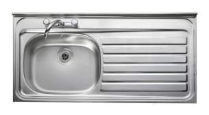 Rangemaster Sinks -  Contract Lc126r 1200 X 600 Right Hand Sq/front Ss