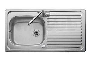 Rangemaster Sinks -  Linear 1.5b Incl Waste Kit And Taf1 Tap Lh