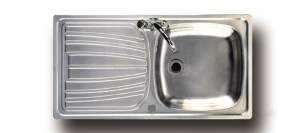Carron Trade Sinks -  Precision 965x510 10b Plus F/ingo Tap And Waste Ss
