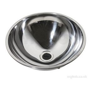 Pland Catering Sinks and Stands -  Pland Lux Inset Hemispherical Bowl 300 Dia Ss