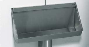 Sissons Stainless Steel Products -  Saracen 1200 W/m Urinal Exp/conc Ss