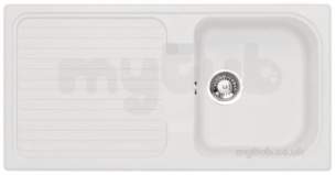 Astracast Sinks and Accessories -  Astracast 10b Granite Sink White