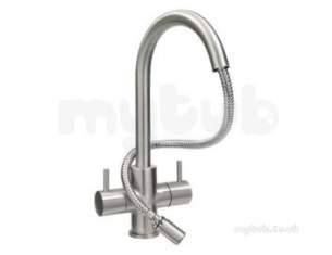 Astracast Brassware -  Astracast Shannon 789 Pullout Brushed