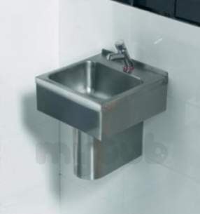 Sissons Stainless Steel Products -  Saracen Wall Hung Wash Basin Cth Ss