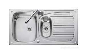 Rangemaster Sinks -  Leisure El9501nc/tcad2-an 1.5 Bowl Sink