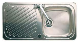 Astracast Contract Sinks -  Ruby 965x500mm One Tap Hole Sbsd Inset Rev