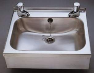 Sissons Stainless Steel Products -  D20163n 457x357mm Wall Basin And Supprt Ss