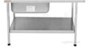 Sissons Stainless Steel Products -  K20670n 1000 X 600mm Stand And Shelf Ss