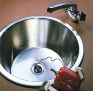 Sissons Stainless Steel Sinks -  D20140n 305x160 Round Inset Sink Bowl Ss