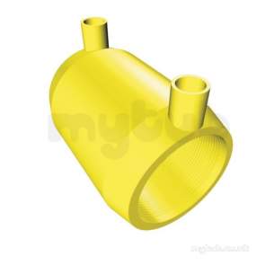 Radius Yellow Mdpe Fittings -  Coupler Ye E/f 125mm Sdr 11/17.6