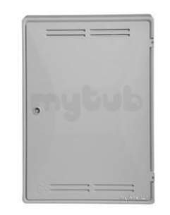 Gloucester Composites -  Kmg Bi Gas Meter Box Brown Box And Door X 1b