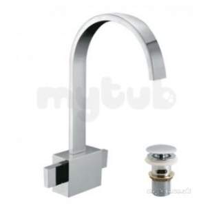 Vado Brassware -  Geo Mono Basin Mixer Deck Mtd Smooth Bodied Plus