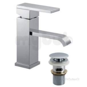 Vado Brassware -  Mono Basin Mixer Single Lever Deck Mount Geo-200/sl/cc-c/p