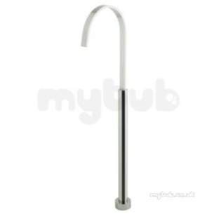 Vado Brassware -  Vado Bath Spout Floor Mounted Geo-floorspout-c/p