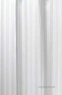 Croydex Shower Curtains and Rails -  Croydex 1800mx1800mm Regal Strpe Curt Wh