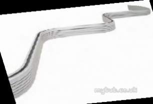 Croydex Shower Curtains and Rails -  Croydex Bendy 2m Shower Rail Silver