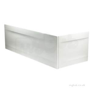 Twyford Bath Panels -  Callisto Galerie 1700 Front Bath Panel Gn7121wh