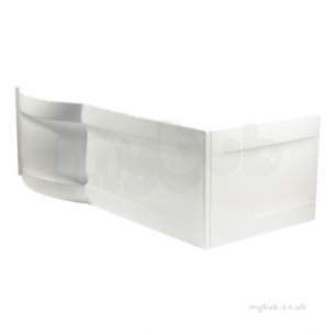 Twyfords Acrylic Baths -  Galerie Optimiser 750 End Bath Panel Gp8001wh