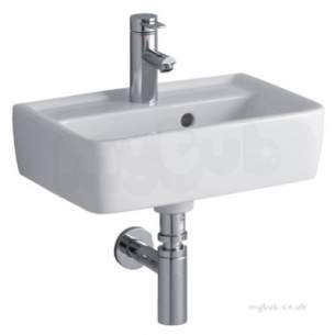 Twyford Mid Market Ware -  Galerie Plan Washbasin 500x380 1 Tap Gl4811wh