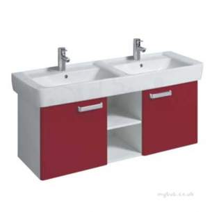 Twyford Galerie Plan Furniture -  Galerie 1300 Furniture Unit Red Gl0500rd