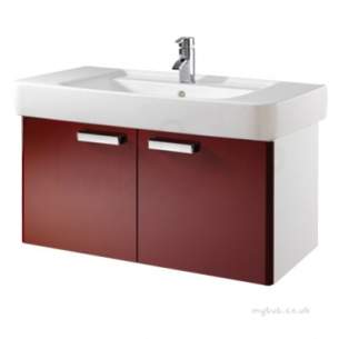 Twyford Galerie Plan Furniture -  Galerie 1000 Furniture Unit Red Gl0400rd