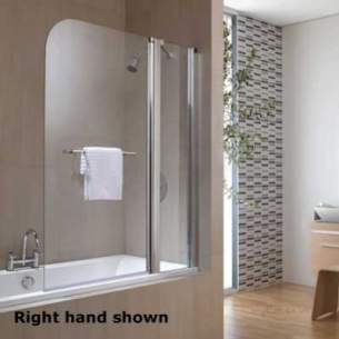 Twyford Geo6 and Hydr8 Enclosures -  Geo6 2 Part Bath Screen Left Hand G68978cp Special
