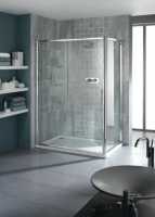 Showerlux Glide Enclosures -  Showerlux Glide 1200 Single Door Slider Cp