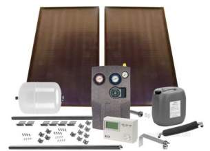 Grant Solar Heating Systems -  Grant Sahara Gsskit5 2 Panel Flat Bronze