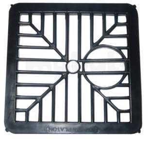 Miscellaneous Castings -  Grating Plastic Black Sq 6 Inch X6 Inch Bm44/1