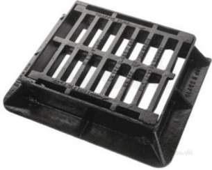 Miscellaneous Castings -  C/i Dished Gully Grid 152x152mm Sq 125