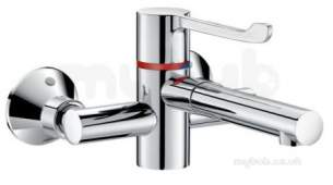 Delabie Brassware -  Delabie Securitherm Seq Sink Mix Bioclip Spout 200 C-c Inline Sp