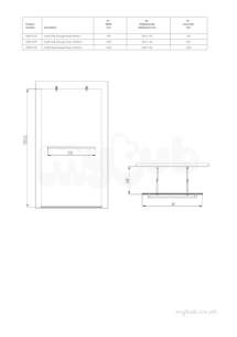 Twyford Geo6 and Hydr8 Enclosures -  Hydr8 Walk Through Panel 1200mm H88910cp