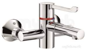 Delabie Brassware -  Delabie Securitherm Sequential Sink Mixer Bioclip Spout Inline Sp