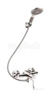 Delabie Showers -  Delabie Securitherm Therm Seq Auto Drain Shower Kit Offset Std