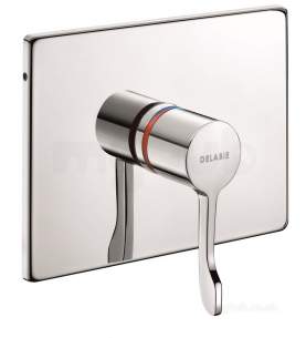 Delabie Brassware -  Delabie Securitherm Seq Recessed Waterproof Shower Kit 2/2 (plus 790box)