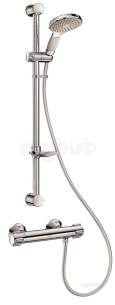 Delabie Brassware -  Delabie Securitherm Thermostatic Shower Kit Offset Sp