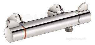 Delabie Brassware -  Delabie Securitherm Therm Securitouch Shower Mixer Inline Sp Tmv3