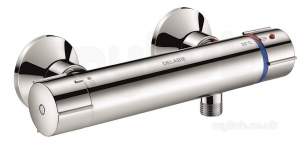 Delabie Brassware -  Delabie Securitherm Thermostatic Biosafe Shower Mixer Offset Std