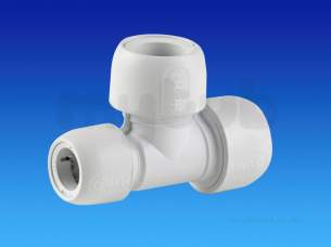 Hep2O Underfloor Heating Pipe and Fittings -  Hep2o Hd12 Re Tee 28x22x28 Hd12/28w