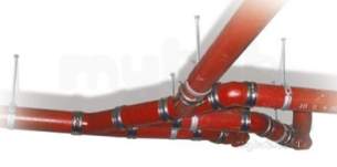 Hargreaves Halifax Cast Soil Range -  3m Socketless Pipe 300mm Yellow Lined