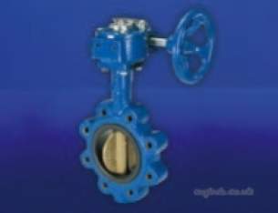 Hattersley Top Valves -  Hnh 970w Ci Lugged Butterfly Valve 200mm