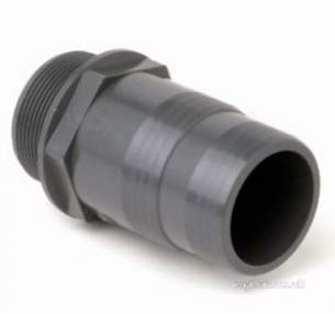 Durapipe Pvc Fittings 1 and Below -  Durapipe Upvc Hose Adaptor Bspm 157102 1/2