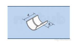 Alumasc Rainwater Products -  Plain 5 Inch Hr Union Clip Ext Hr3/148