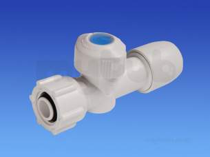 Hep2O Underfloor Heating Pipe and Fittings -  Hep2o Hx18 Straight Service Valve 15x1/2